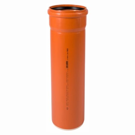 Труба НПВХ коричневый SN4 Дн110х3,2 L=0,5м (96) Ostendorf 