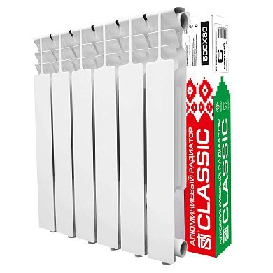 Алюминиевый радиатор STI Classic 500/80 (S500A6) 6 сек