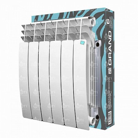 Биметаллический радиатор STI Bimetal GRAND 500/100 6 сек
