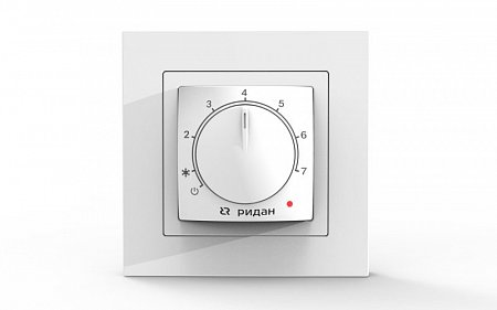 Терморегулятор комнатный  Ридан Twist, 220В, белый